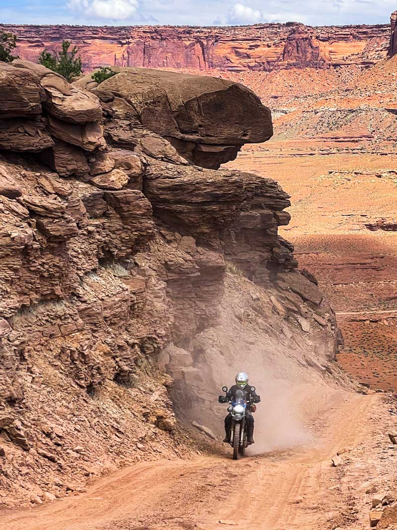 White Rim UT Ride hogback