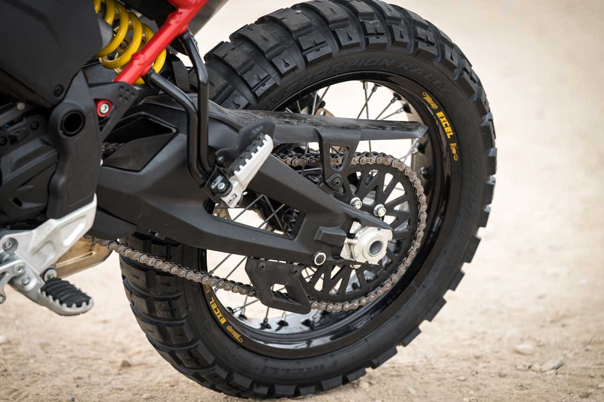 Ducati Desertx Rally Review tire