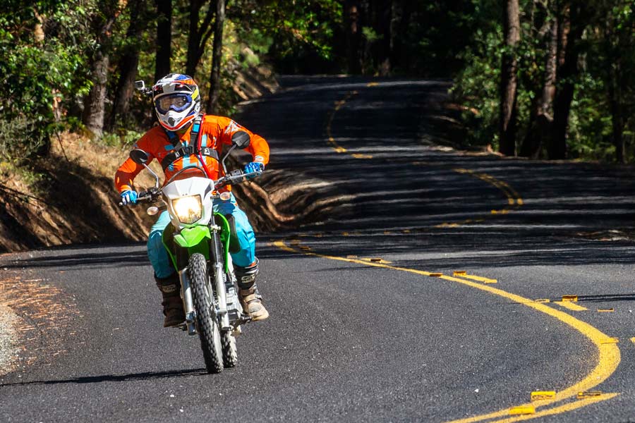 Kawasaki KLX230 road