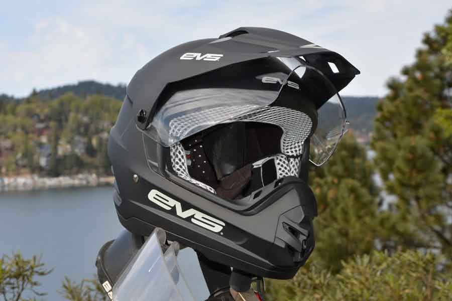 EVS Sports Mens Full face Helmet Venture Arise White Large 
