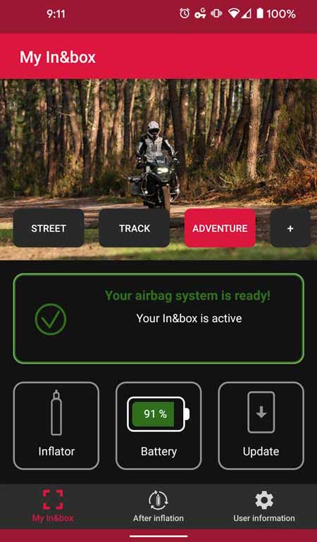 Klim AI 1 AirbagVest app4