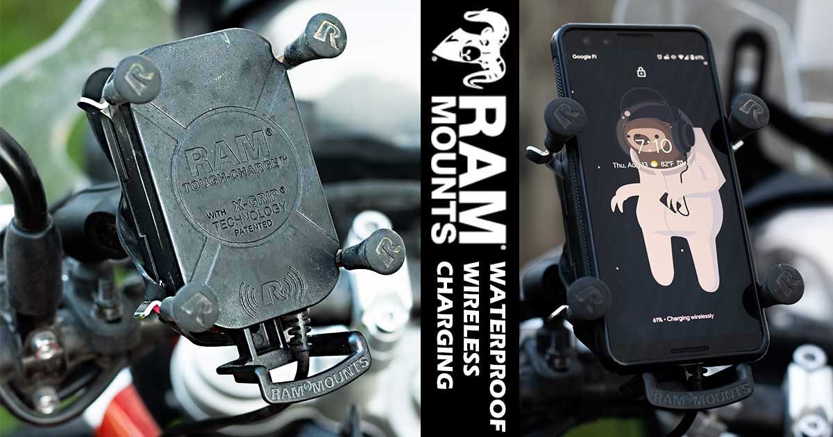 Ram Tough-Charge with X-Grip Tech Waterproof Wireless Charging