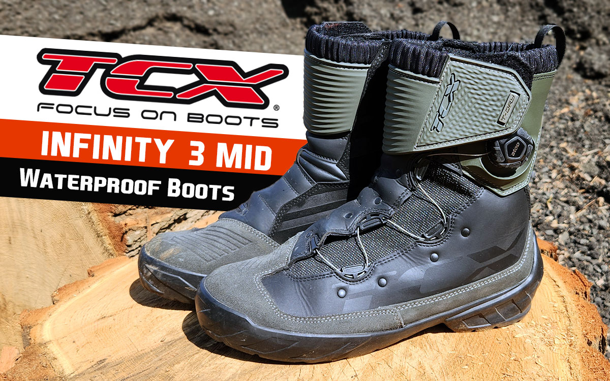 TCX Infinity 3 Mid Waterproof Boots Review - Adventure Motorcycle 