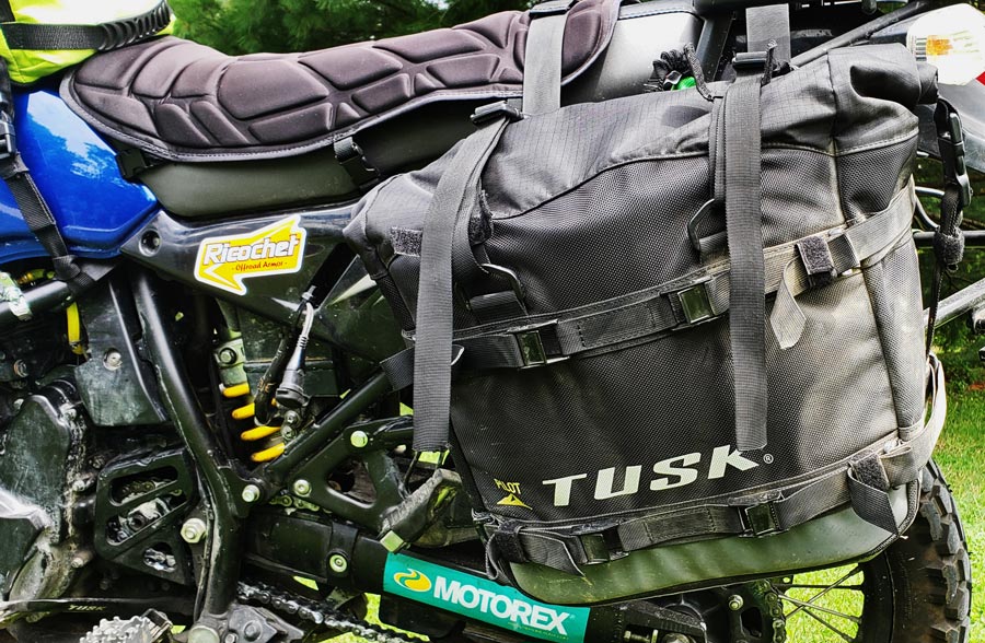 Klr 650 cheap soft panniers