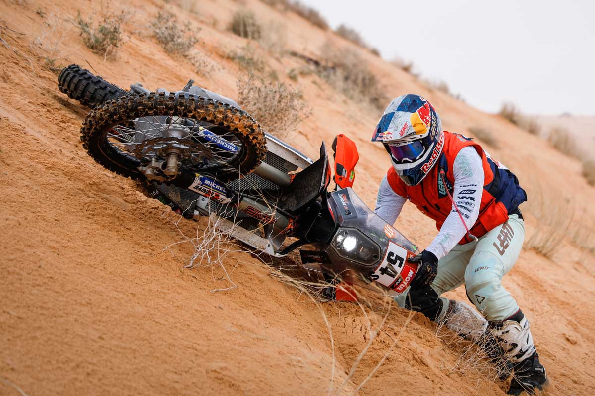 Dakar Now and Then Ricky Brabec hard