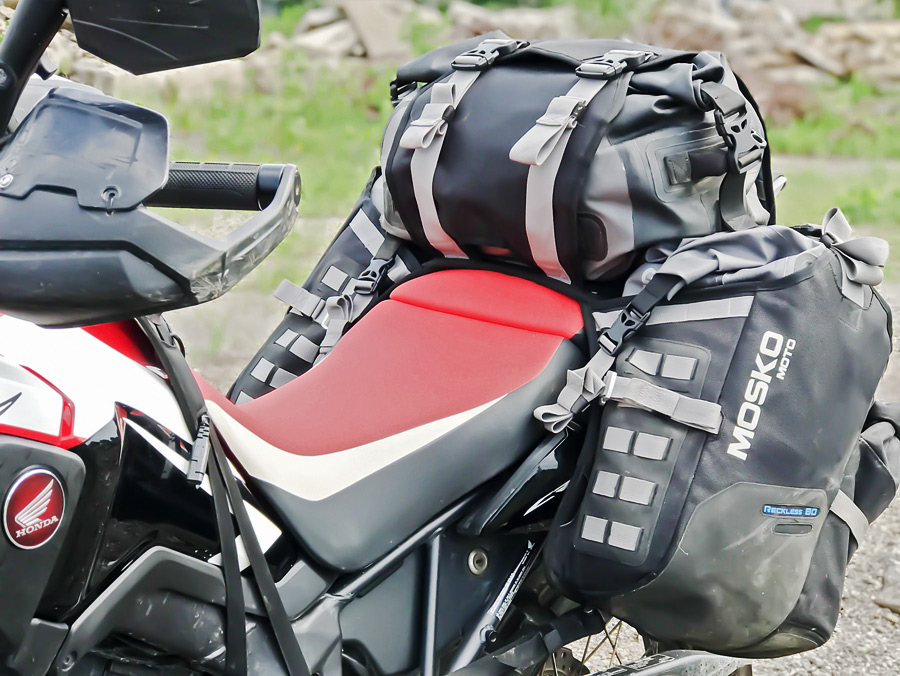 Honda africa cheap twin luggage options