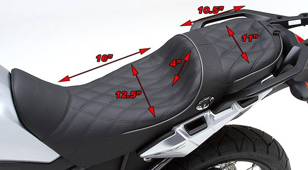 Corbin High Dual Saddle for Honda Africa Twin - Adventure