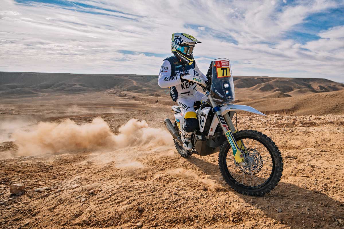 Dakar22 SS6 Luciano Benavides Husqvarna Factory Racing