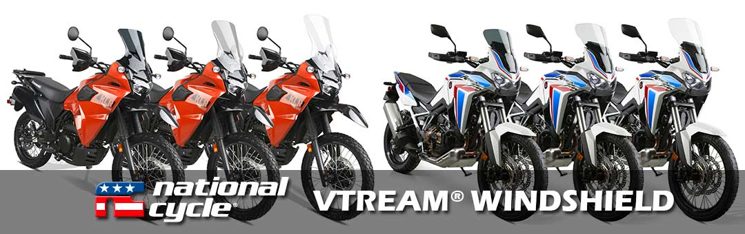 National Cycle 2022 New VStream Windscreens - Adventure