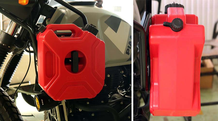 SRC MOTO Releases Auxiliary Fuel Can Kit For Royal Enfield Himalayan -  Adventure Motorcycle Magazine