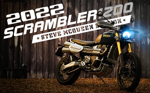 New 2021 Triumph 1200 Scrambler Steve McQueen Limited 