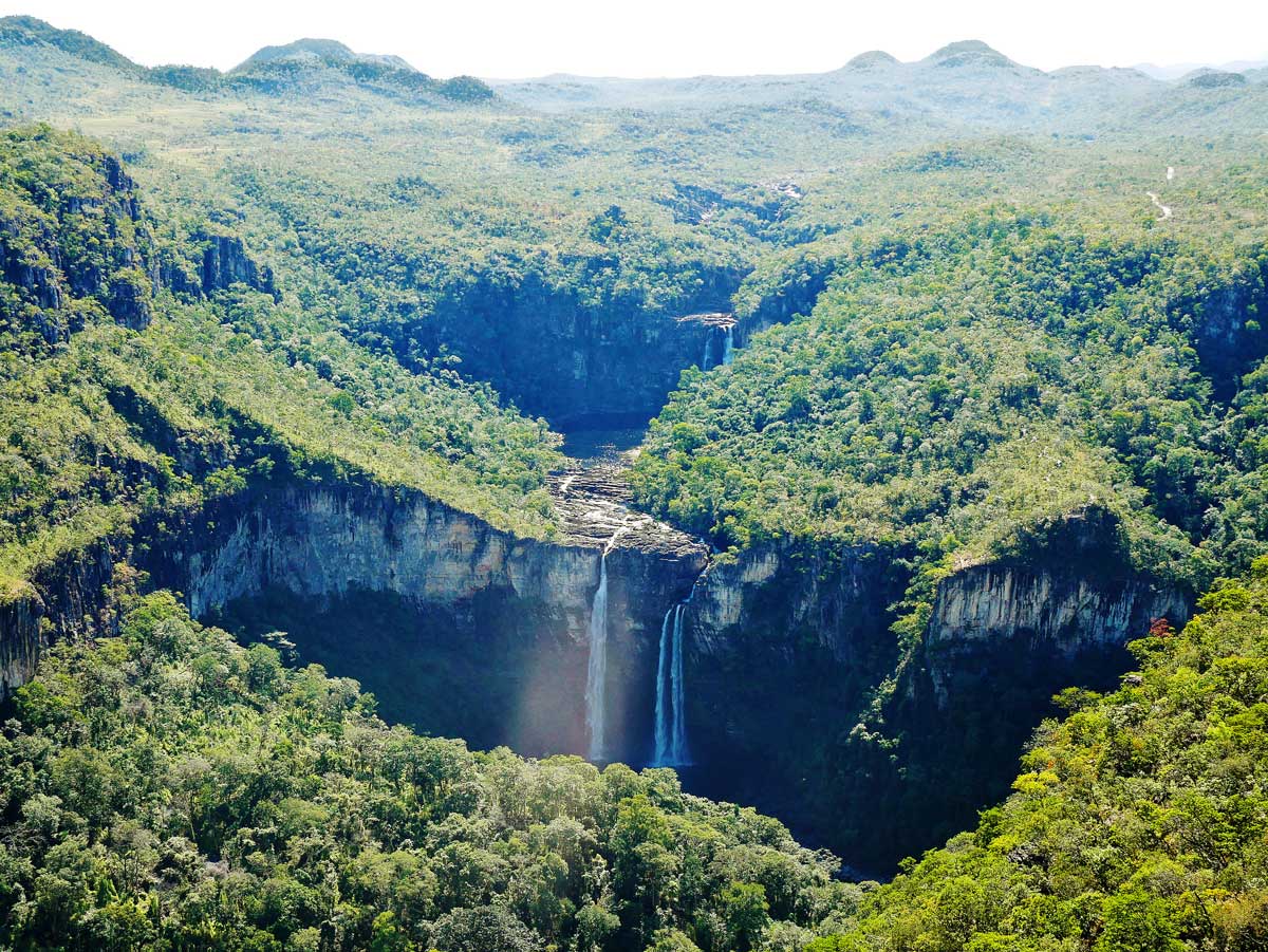 Brazilian Highland Waterfalls viewpoint