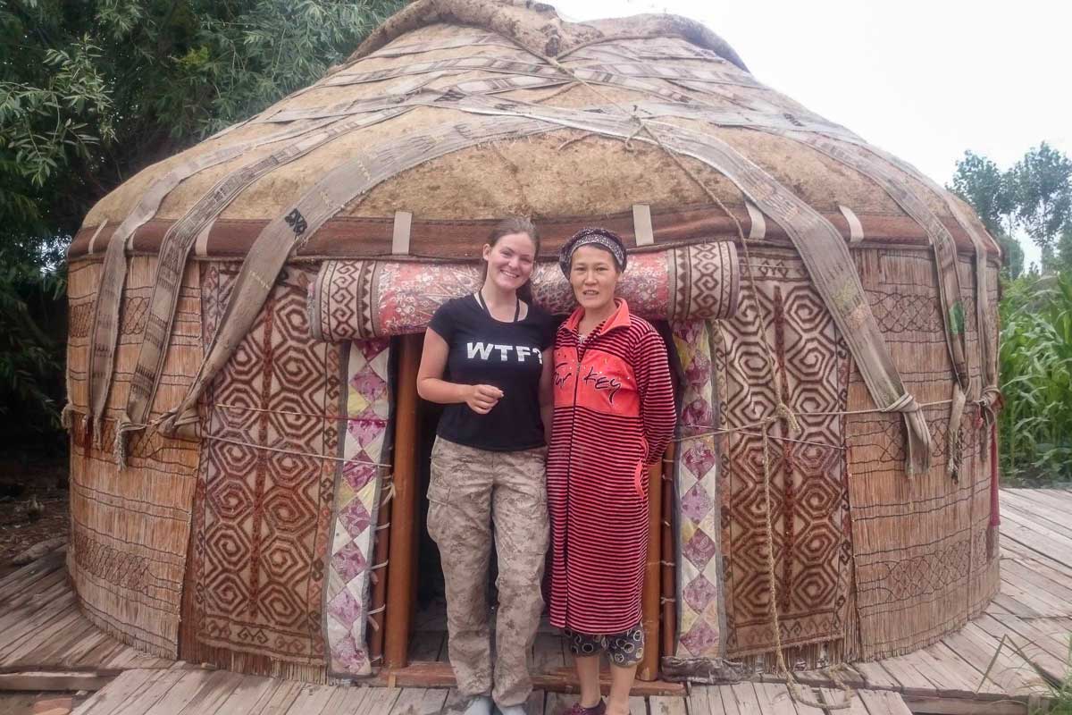 caspain sea ride yurt