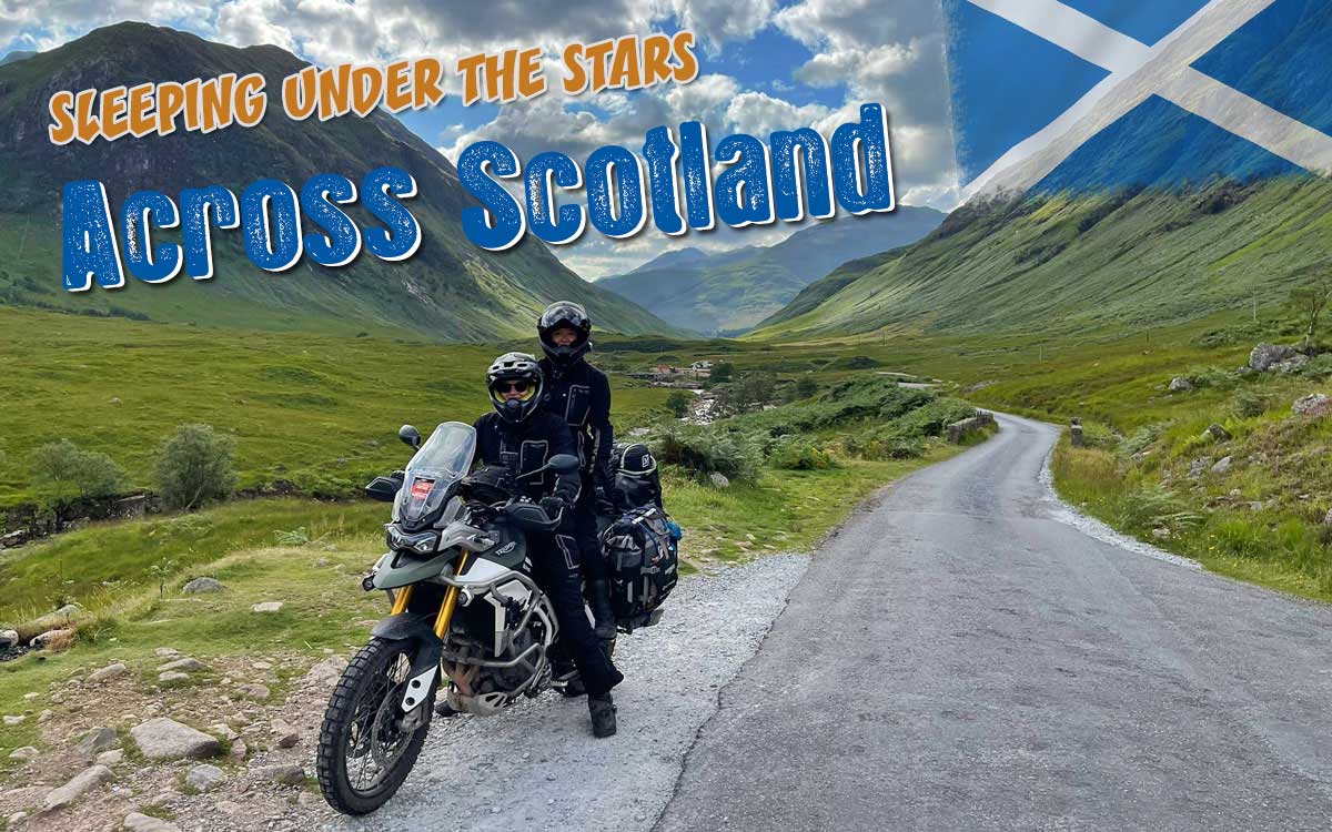 Moto Camping Across Scotland intro