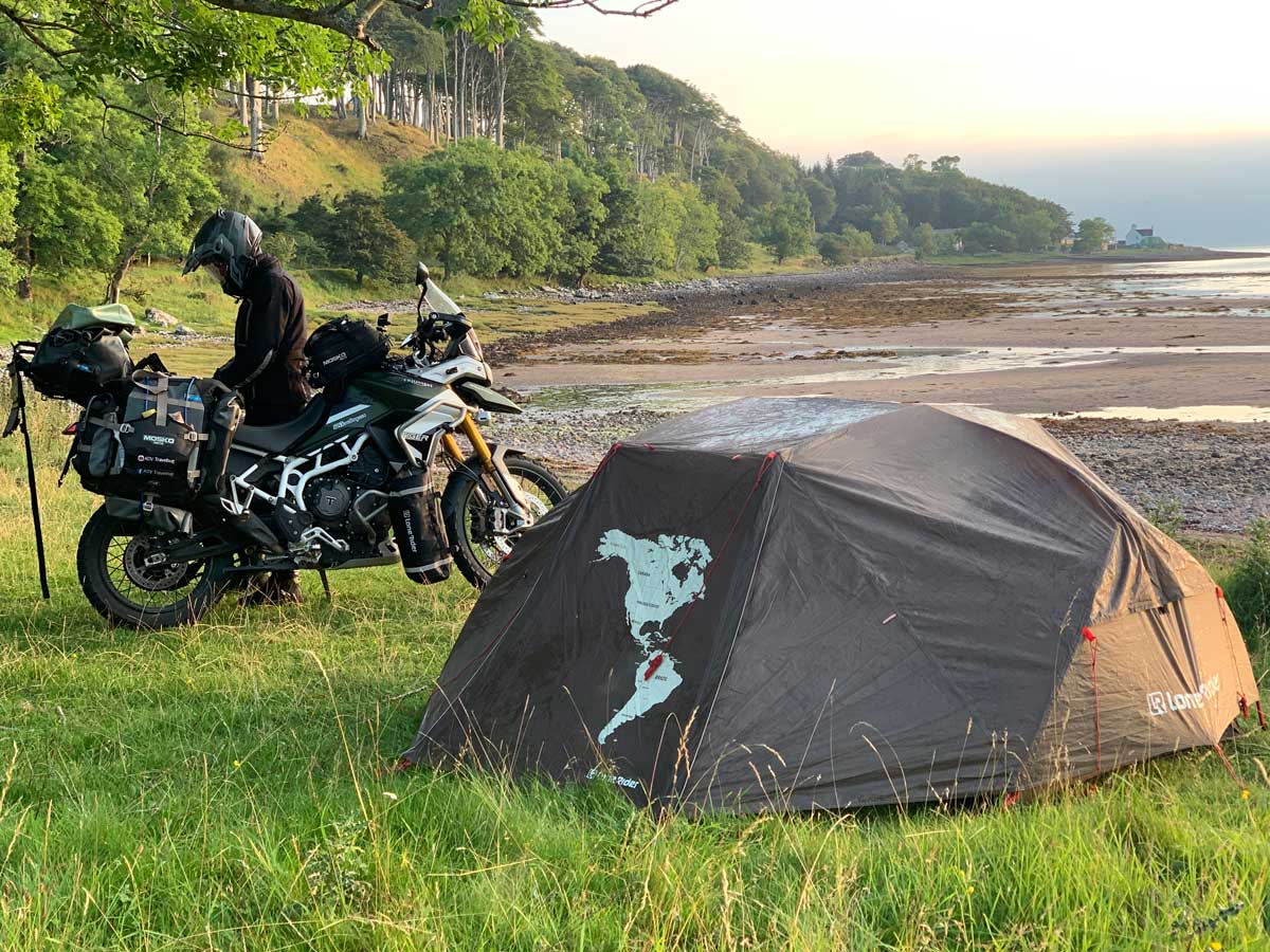 Moto Camping Scotland applecross