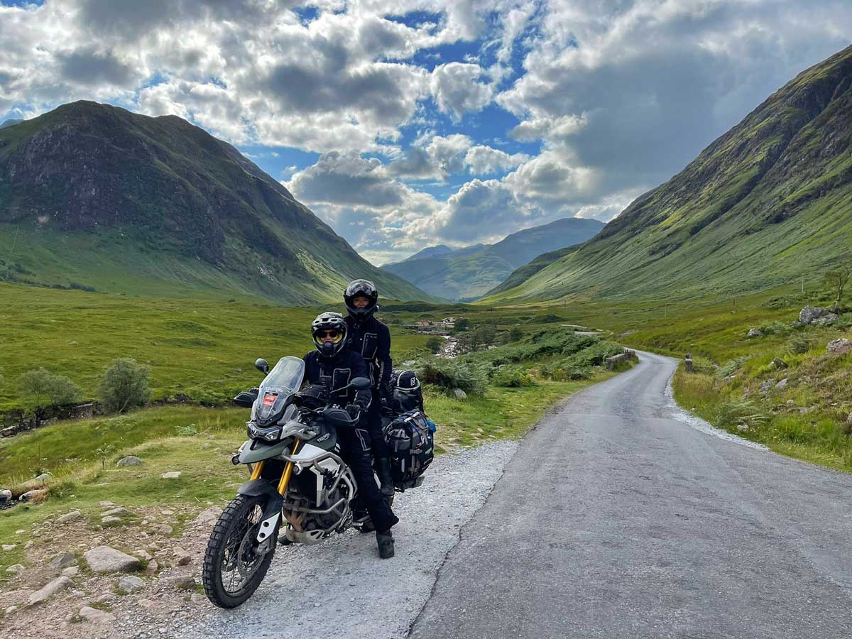 Moto Camping Scotland skyvalley