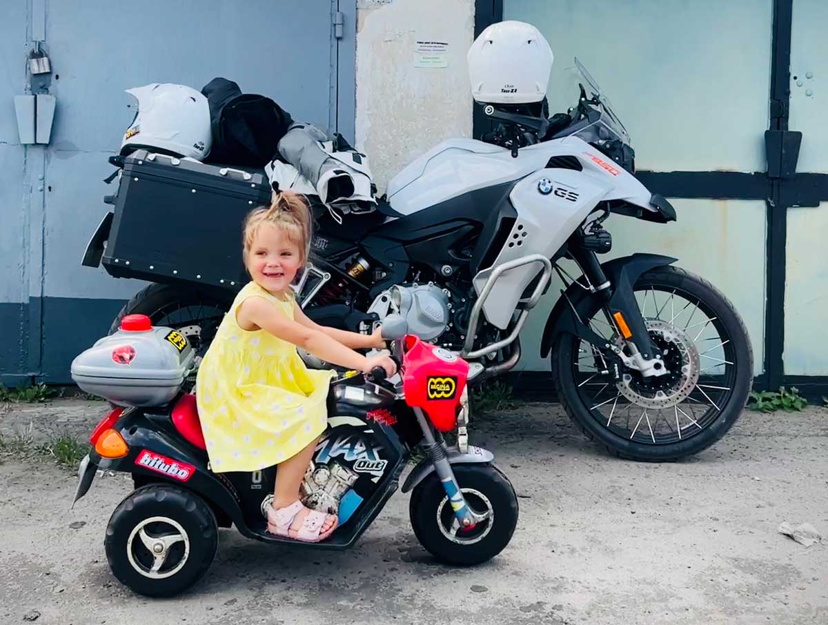 Baby riding motorcycle online