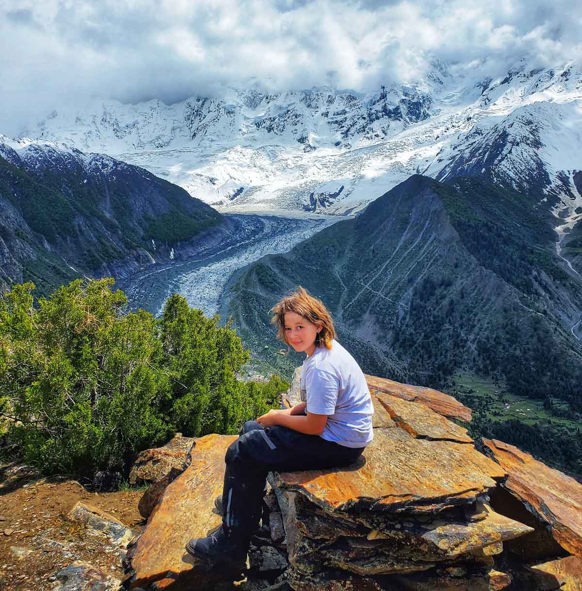 Riding with Kids Tips glacier