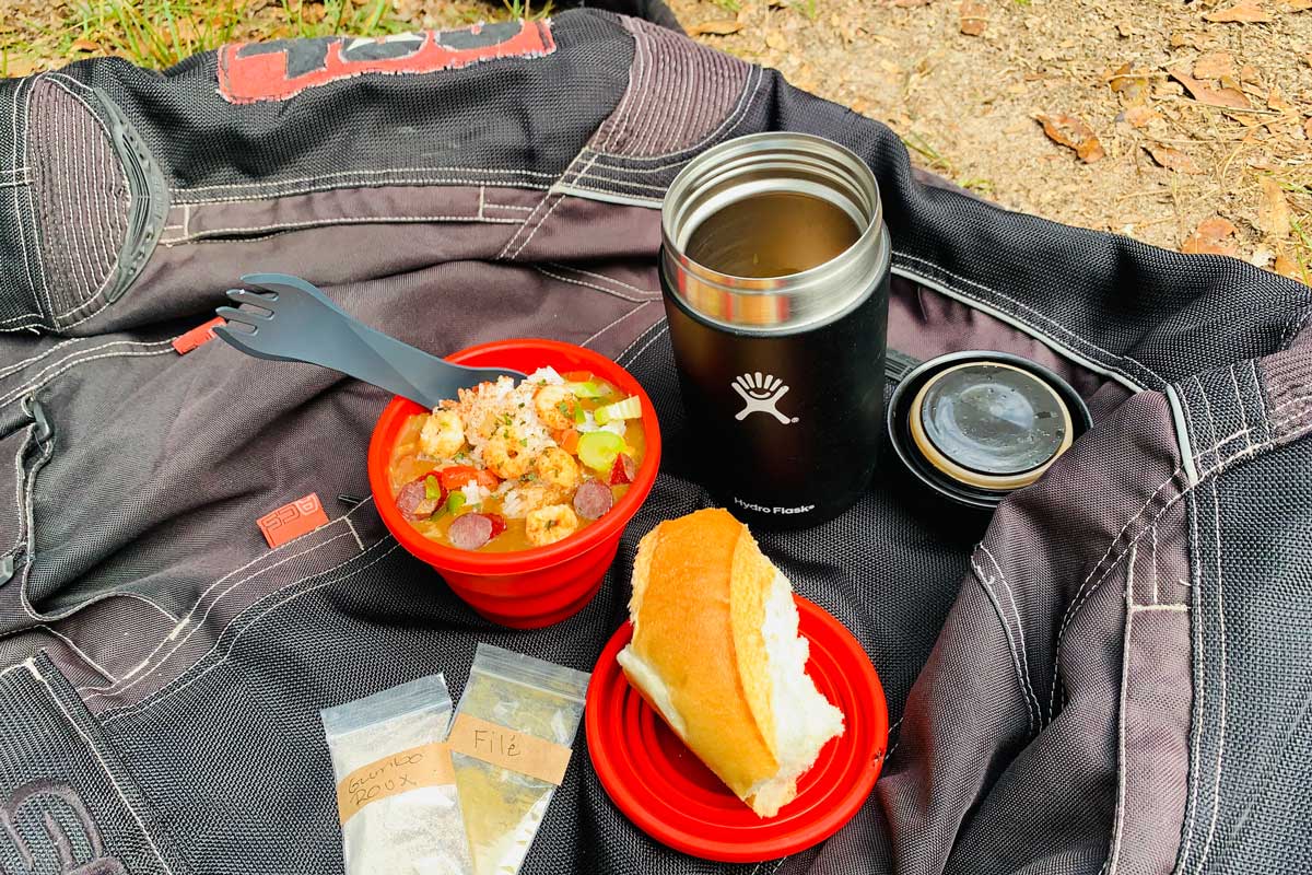 Eating Well On Two Wheels: Motorcycle Camping Cooking Gear - Fresh Off The  Grid