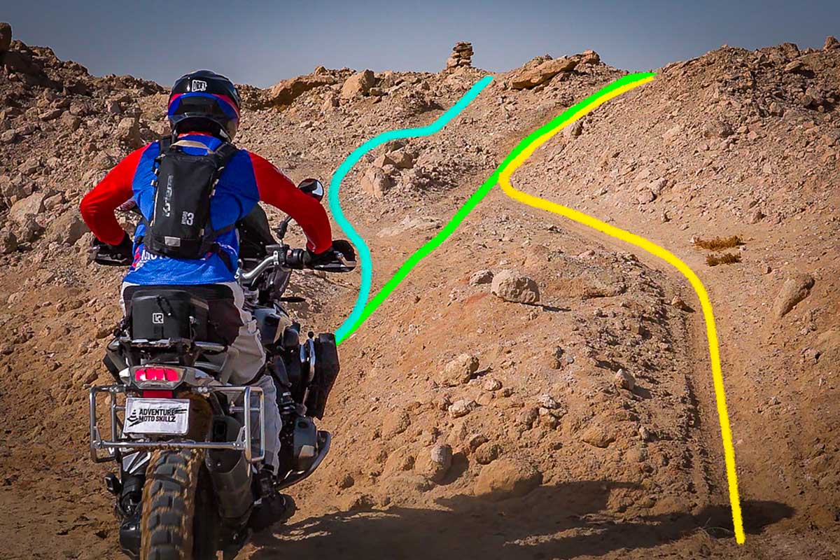 Uphill line selection