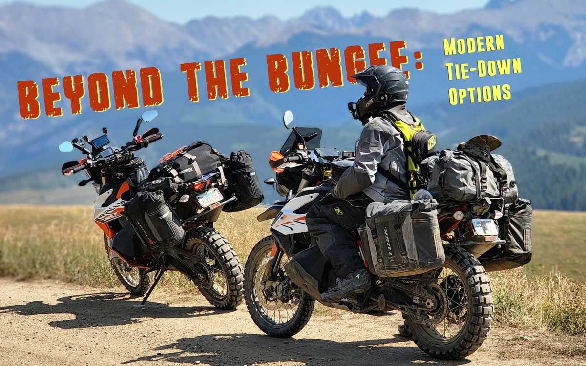 Motorcycle Luggage Strapping Options and Tips full